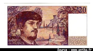 20 FRANCS DEBUSSY - Type 1980