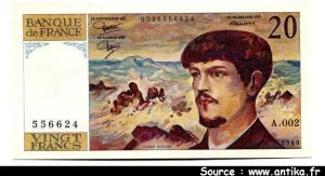 20 FRANCS DEBUSSY - Type 1980