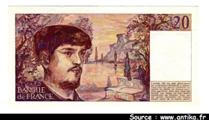 20 FRANCS DEBUSSY - Type 1980