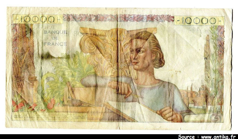 10 000 FRANCS GENIE Français- Type 1945