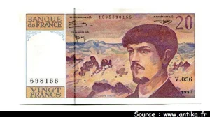 20 FRANCS DEBUSSY - Type 1980 Modifié