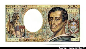 200 FRANCS MONTESQUIEU -Type 1981