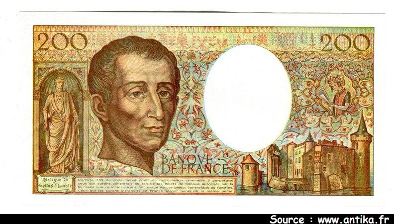 200 FRANCS MONTESQUIEU -Type 1981