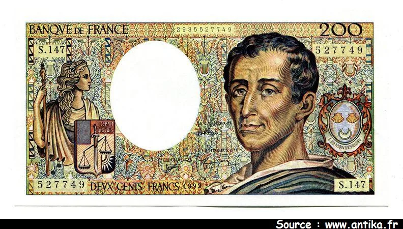 200 FRANCS MONTESQUIEU -Type 1981