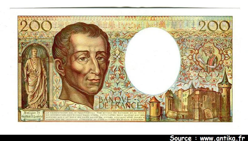 200 FRANCS MONTESQUIEU - Type 1981 modifié