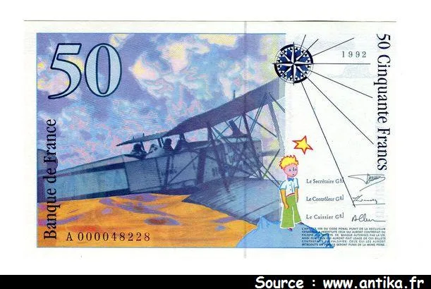 50 FRANCS SAINT-EXUPERY - Type 1992