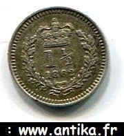 1 1/2 PENCE VICTORIA 1837-1901