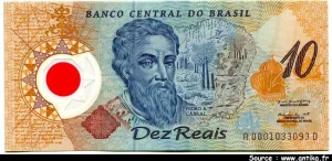10 Reais Pedro A.Cabral & 500 ans de la découverte * *