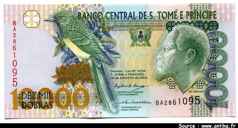 10000 Dobras Roi Amador & Oiseau * *