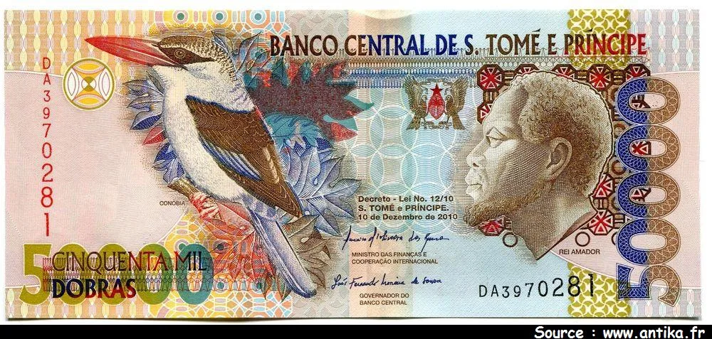 50000 Dobras Roi Amador & Oiseau * *