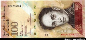 100 Bolivares Simon Bolivar * * * * * * * * * PROMO