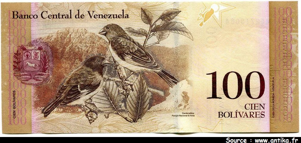 100 Bolivares Simon Bolivar * * * * * * * * * PROMO