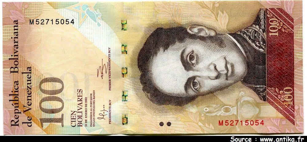 100 Bolivares Simon Bolivar * * * * * * * * * PROMO