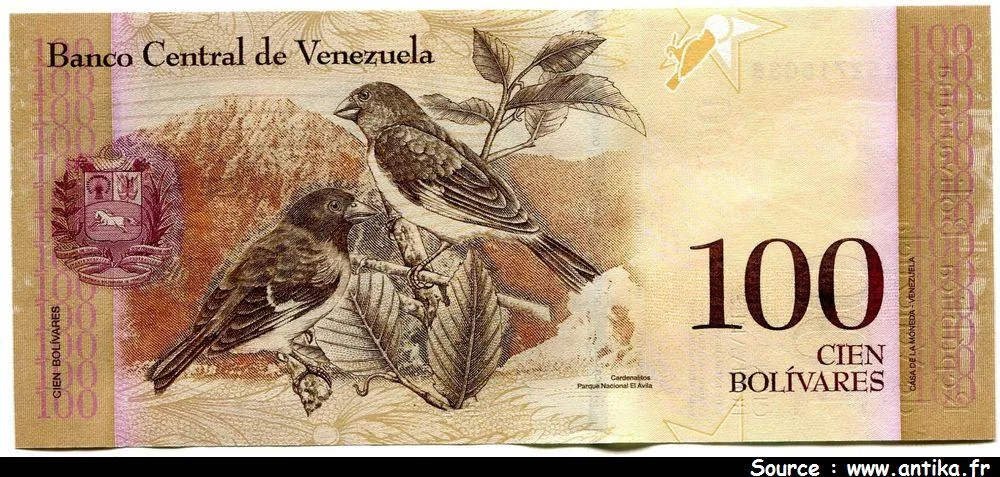 100 Bolivares Simon Bolivar * * * * * * PROMO