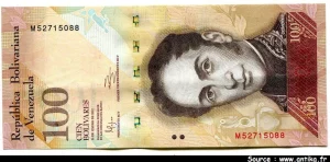 100 Bolivares Simon Bolivar PROMO