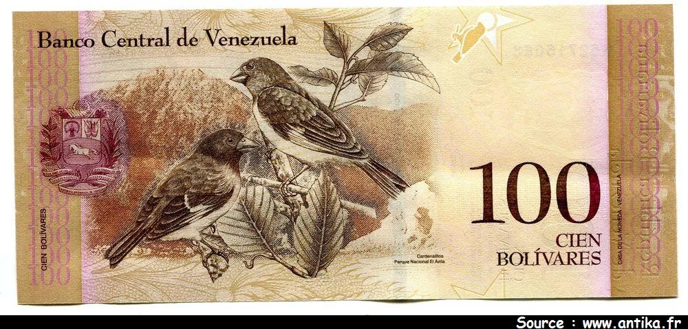 100 Bolivares Simon Bolivar PROMO