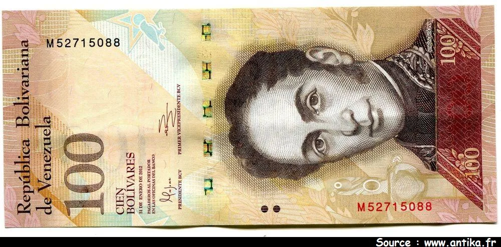100 Bolivares Simon Bolivar PROMO