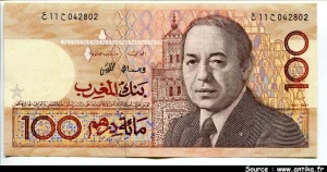 100 Dirhams Hassan II * *