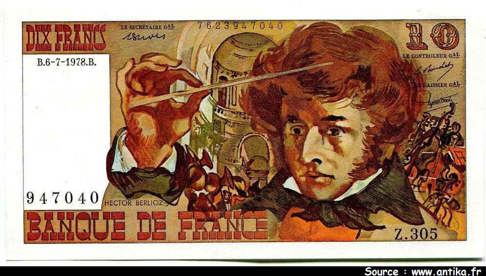 10 FRANCS BERLIOZ - Type 1972