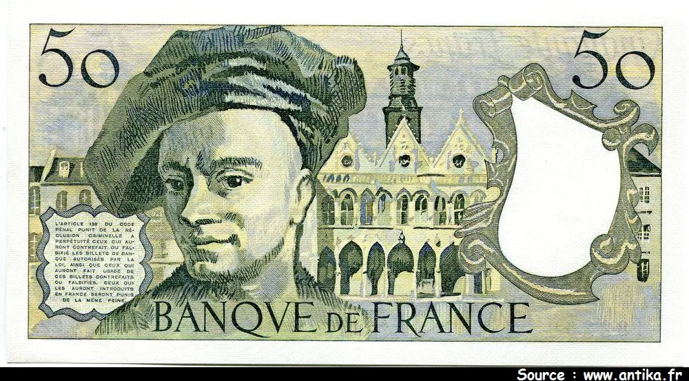 50 FRANCS QUENTIN - Type 1976