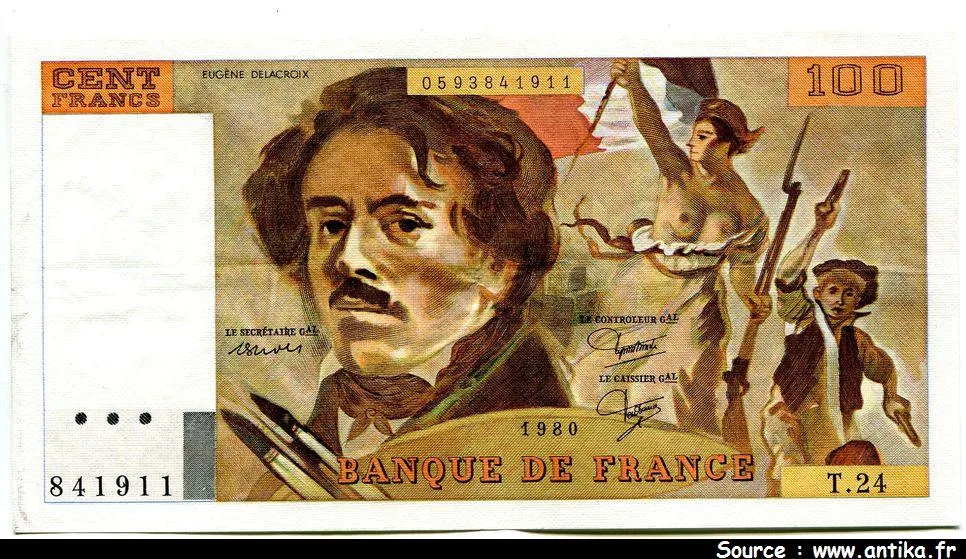 100 FRANCS DELACROIX - Type 1978 modifié