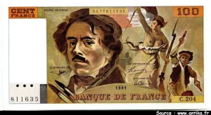 100 FRANCS DELACROIX - Type 1978 "imprimé en continu"