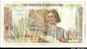 10 000 FRANCS GENIE Français- Type 1945