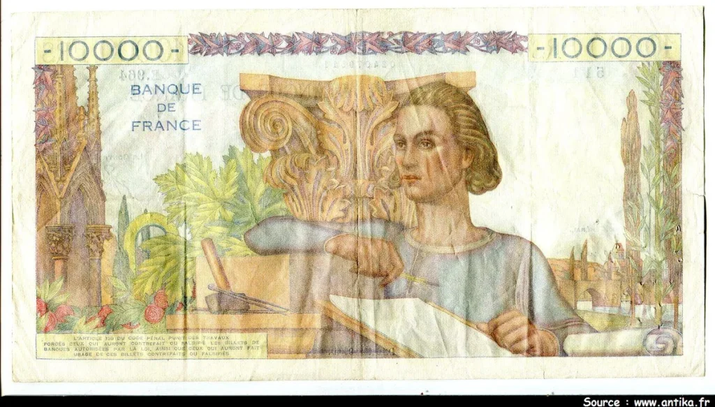 10 000 FRANCS GENIE Français- Type 1945