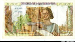10 000 FRANCS GENIE Français- Type 1945