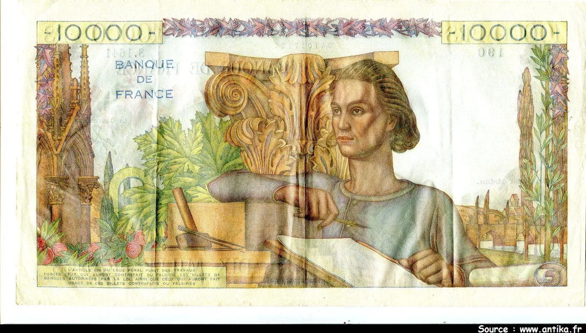 10 000 FRANCS GENIE Français- Type 1945