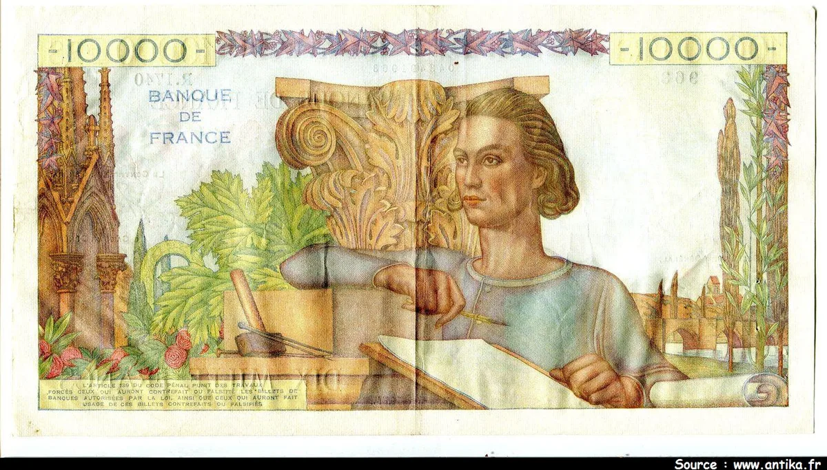 10 000 FRANCS GENIE Français- Type 1945