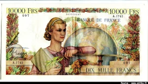 10 000 FRANCS GENIE Français- Type 1945