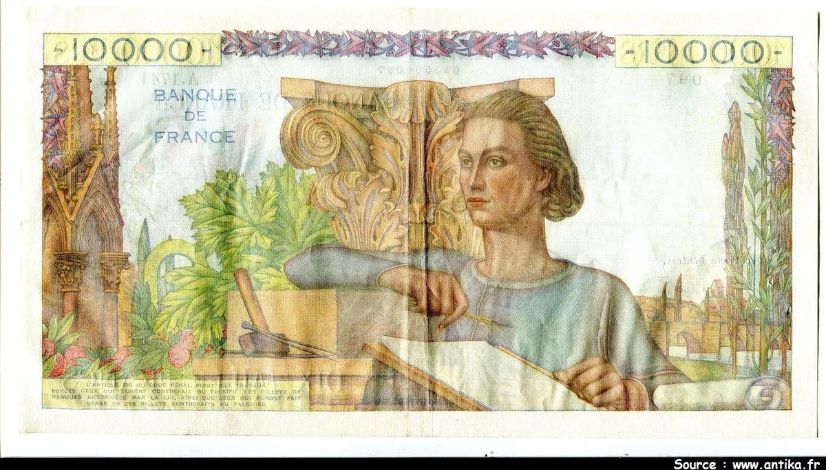 10 000 FRANCS GENIE Français- Type 1945