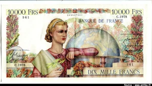 10 000 FRANCS GENIE Français- Type 1945
