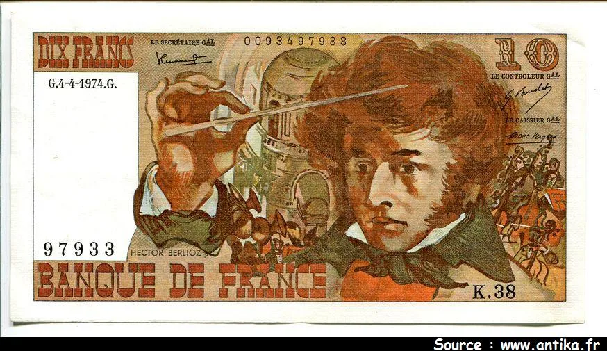 10 FRANCS BERLIOZ - Type 1972