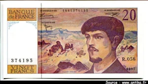 20 FRANCS DEBUSSY - Type 1980 Modifié