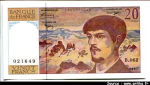 20 FRANCS DEBUSSY - Type 1980 Modifié