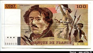 100 FRANCS DELACROIX - Type 1978 "imprimé en continu"
