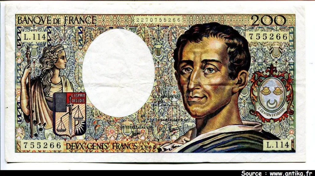200 FRANCS MONTESQUIEU -Type 1981