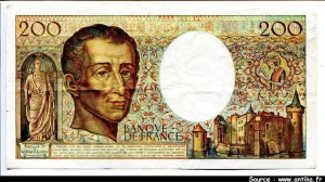 200 FRANCS MONTESQUIEU -Type 1981