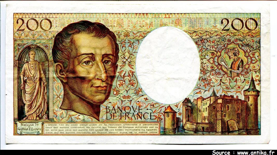 200 FRANCS MONTESQUIEU -Type 1981