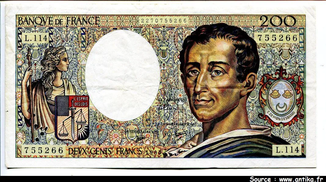 200 FRANCS MONTESQUIEU -Type 1981