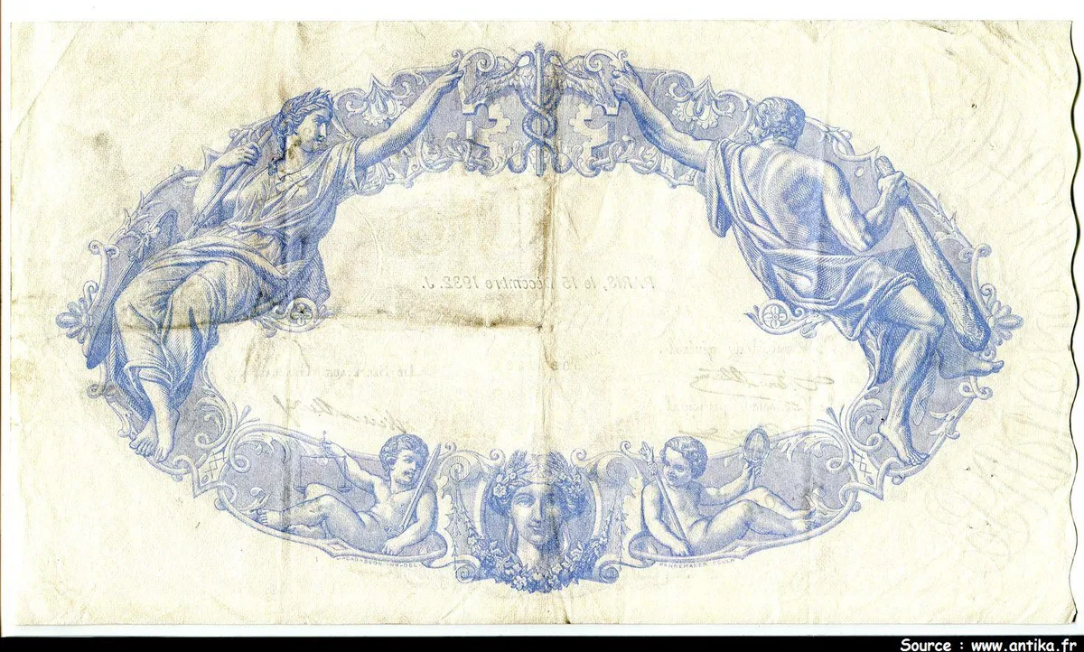 500 FRANCS BLEU & ROSE - Type 1888