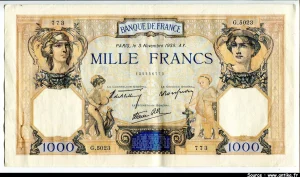 1000 FRANCS CERES & MERCURE - Type 1927 modifié
