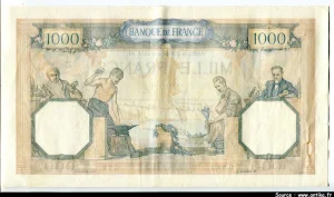 1000 FRANCS CERES & MERCURE - Type 1927 modifié