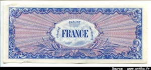 100 FRANCS Verso "France"