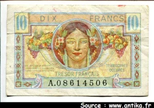 10 FRANCS "Trésor Français"