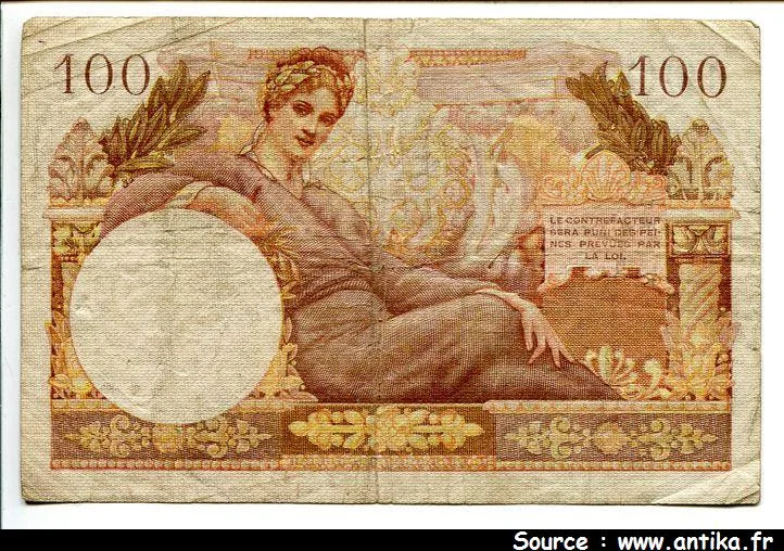 100 FRANCS "Trésor Français"