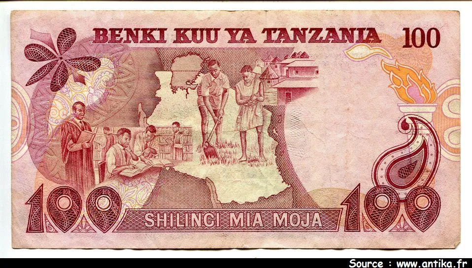 100 Shilingi Président J.Nyerere