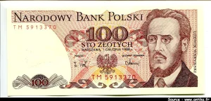 100 Zlotych Ludwik Warynski